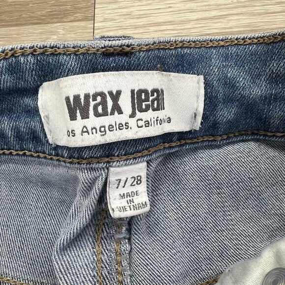 Wax Jean Skinny Distressed Jeans Women Size 7/28 - JN305 - Picture 2 of 8